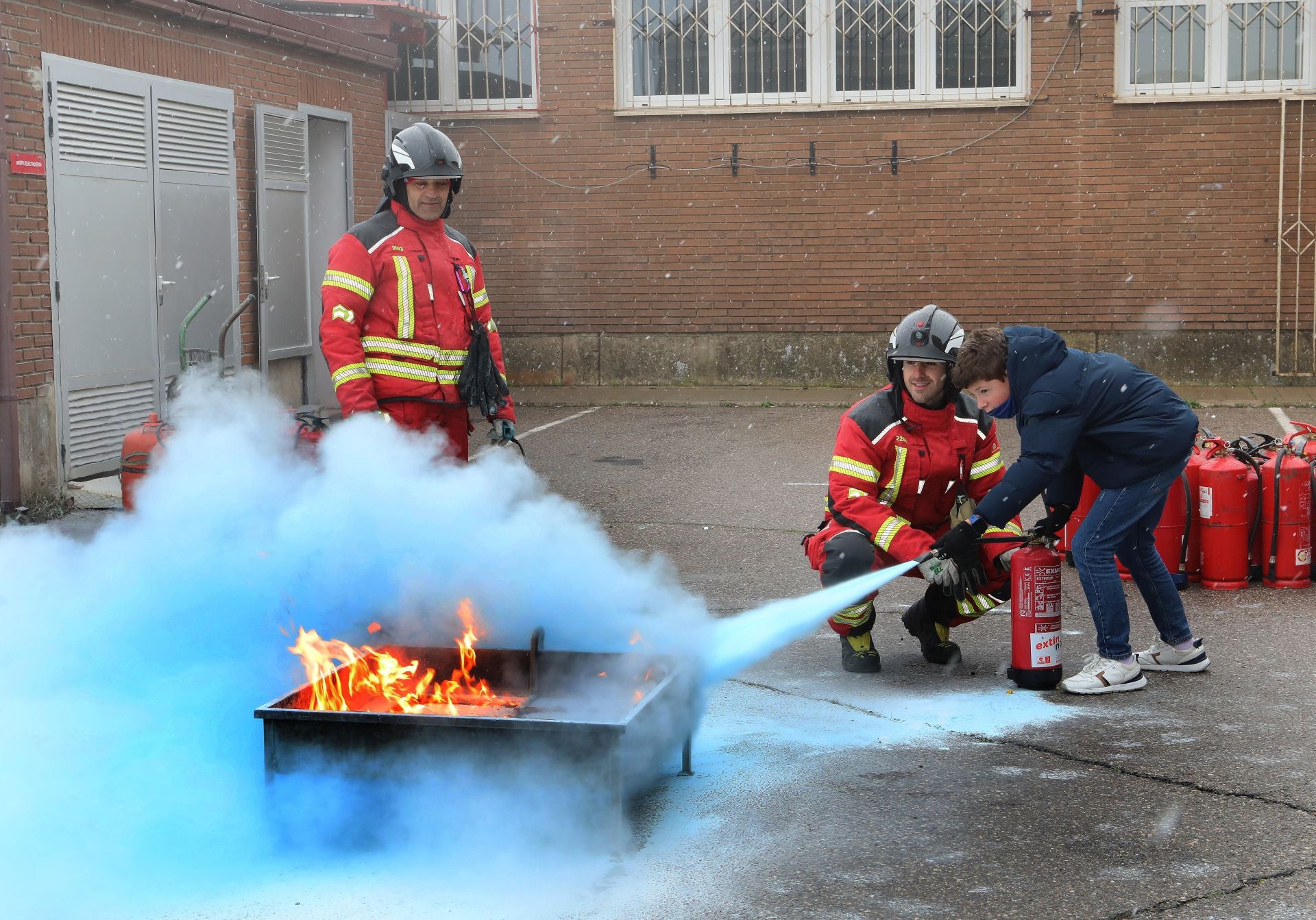 Jornada de puertas abiertas en el Parque de Bomberos de Palencia