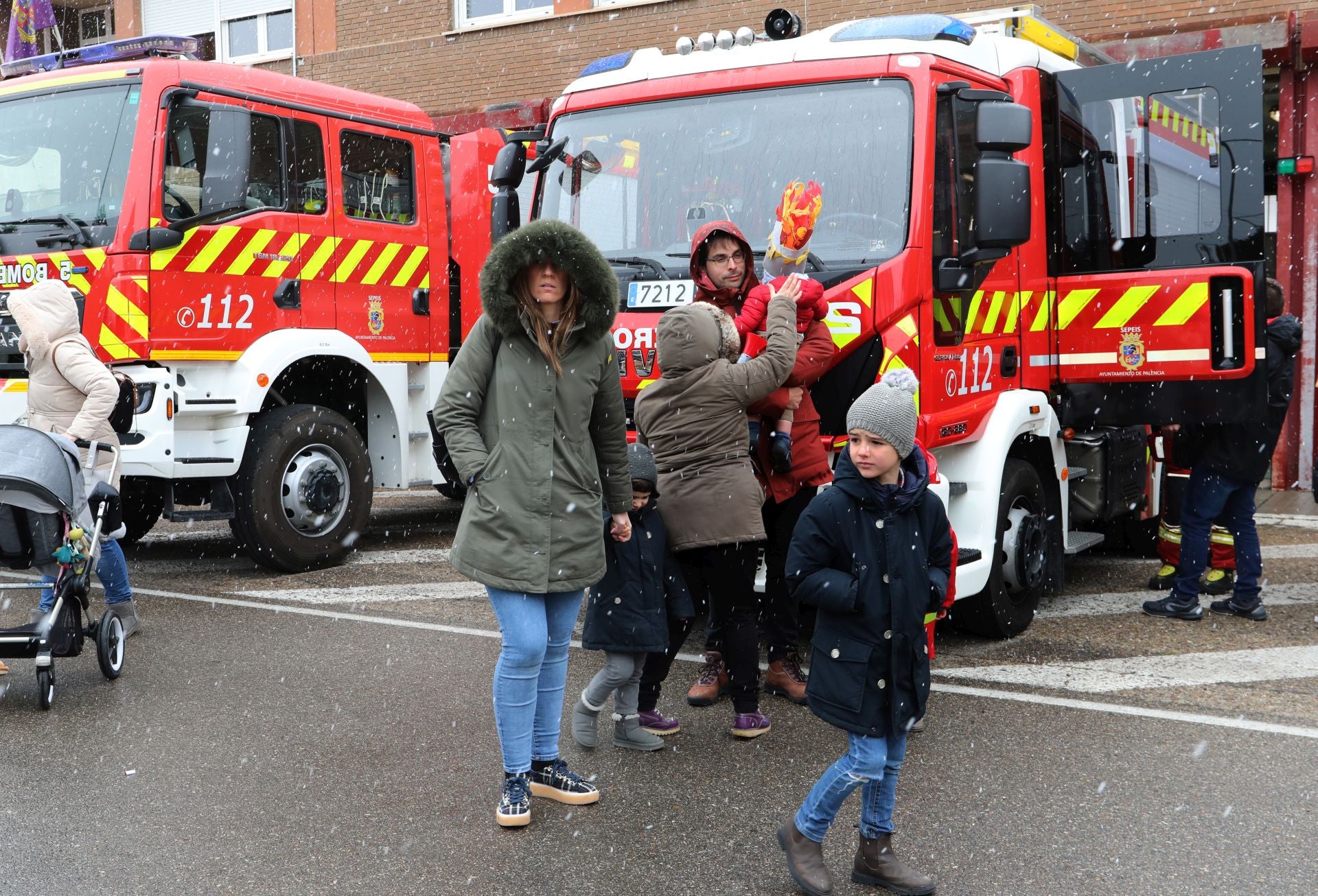 Jornada de puertas abiertas en el Parque de Bomberos de Palencia