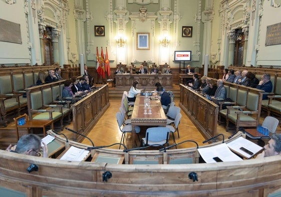 Pleno del Ayuntamiento de Valladolid.