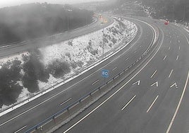 Estado de la AP-6 este lunes por la mañana.
