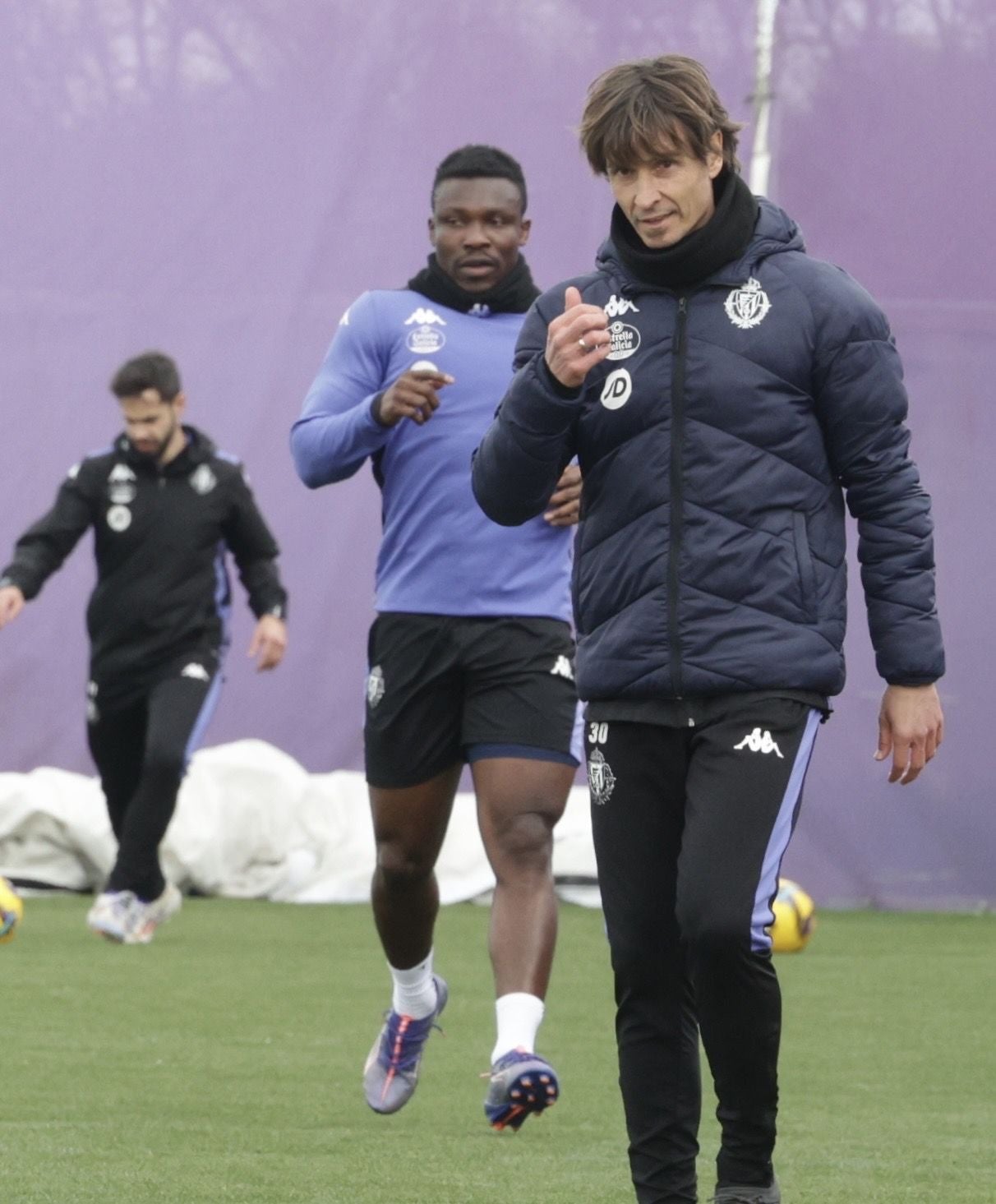 El entrenamiento a puerta abierta del Real Valladolid, en imágenes