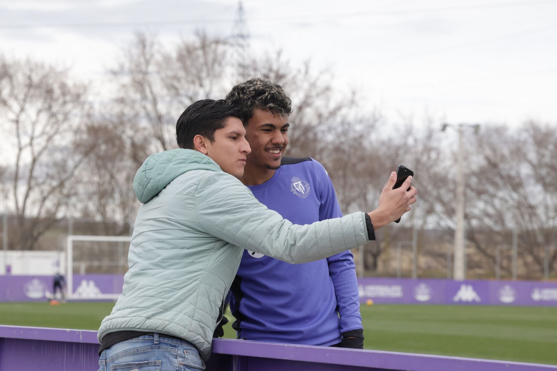 El entrenamiento a puerta abierta del Real Valladolid, en imágenes