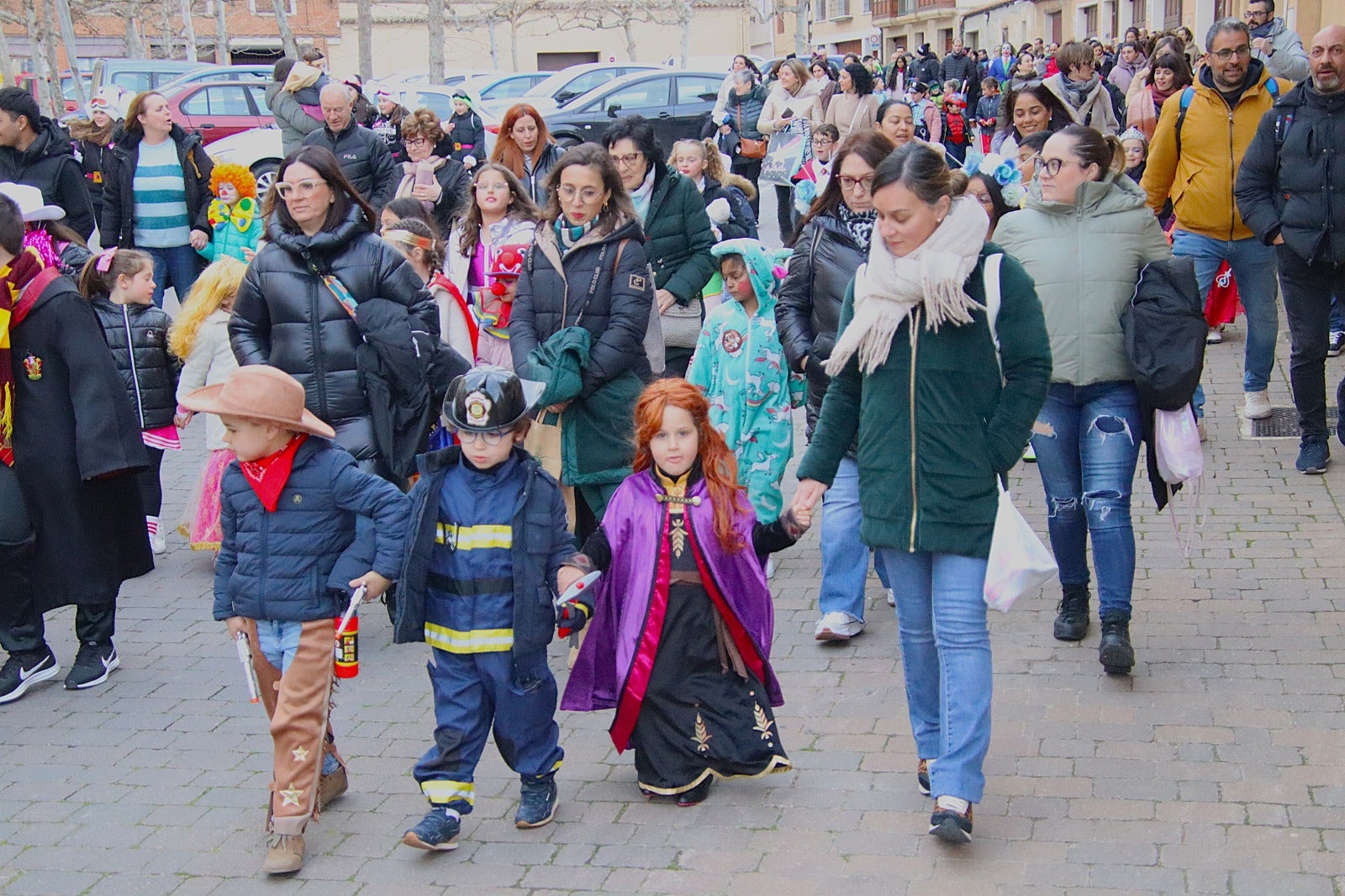 Los niños de Rioseco viven una divertida tarde de Carnaval
