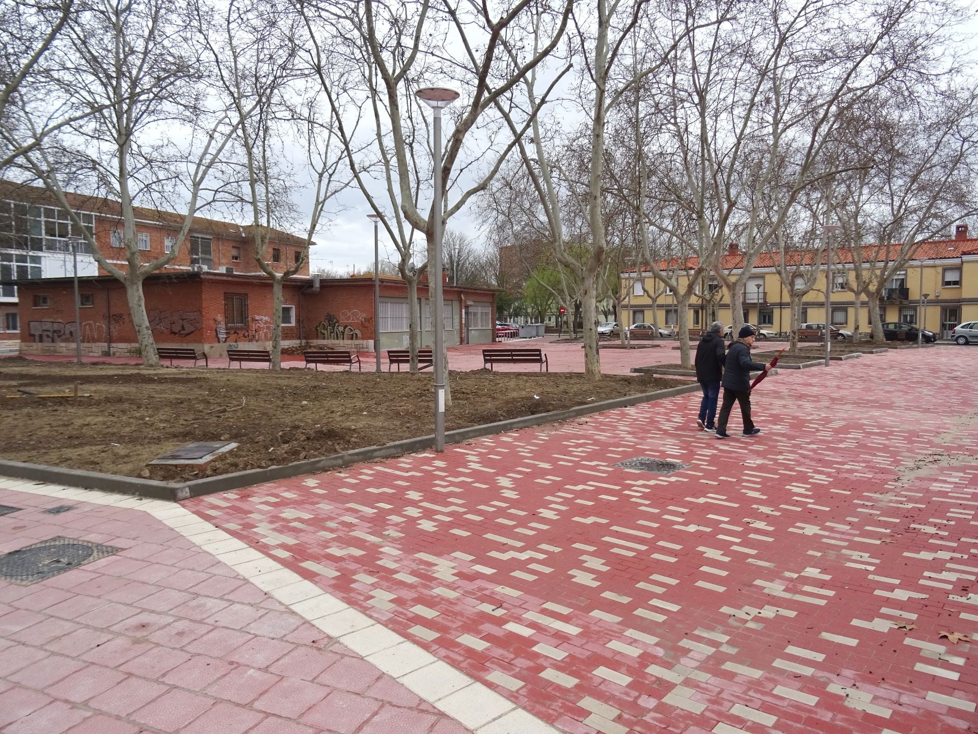 Así luce la restauración de la Plaza del Marqués de Suances