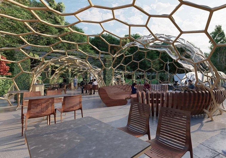 Así serán las instalaciones del bar La Pérgola de Campo Grande