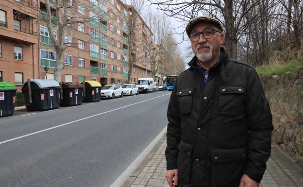 Javier Martín, representante de la Asociación de Vecinos del barrio segoviano de Santa Teresa-Puente de Hierro.