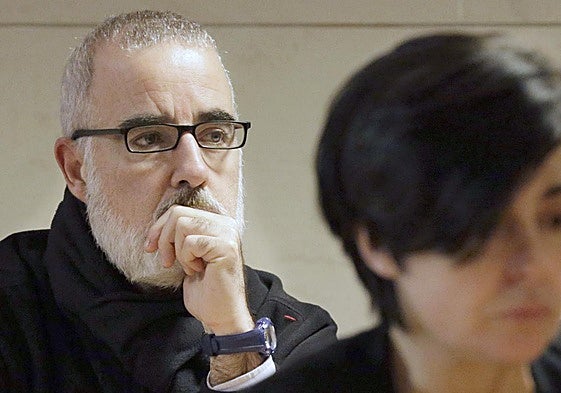 Alfonso Basterra en uno de los juicios por el crimen de Asunta