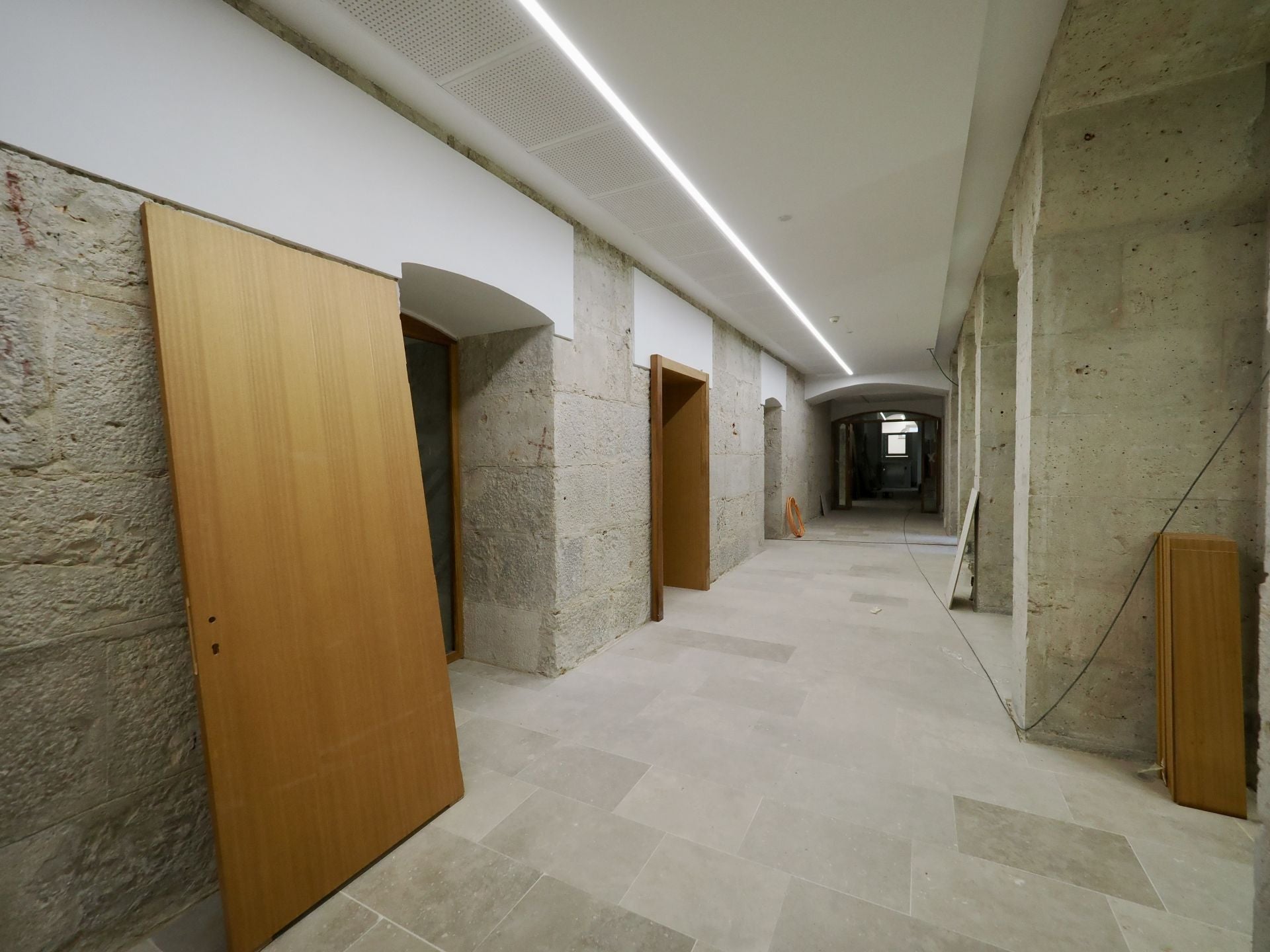 Las imágenes de las obras del ayuntamiento de Valladolid