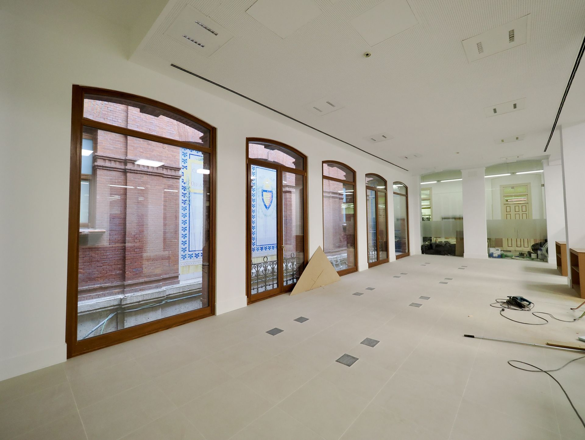 Las imágenes de las obras del ayuntamiento de Valladolid