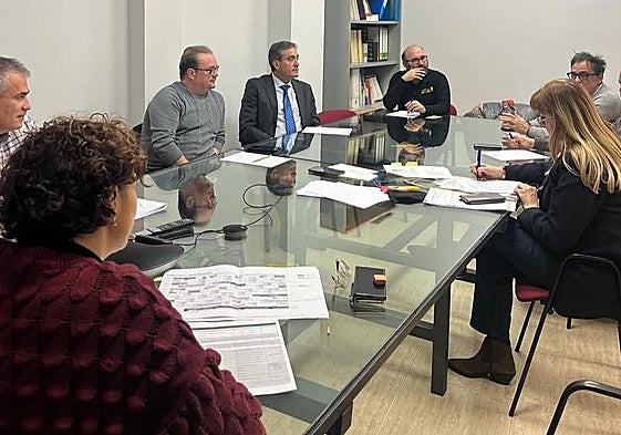 Reunión de los hosteleros con la concejala de Impulso Económico.