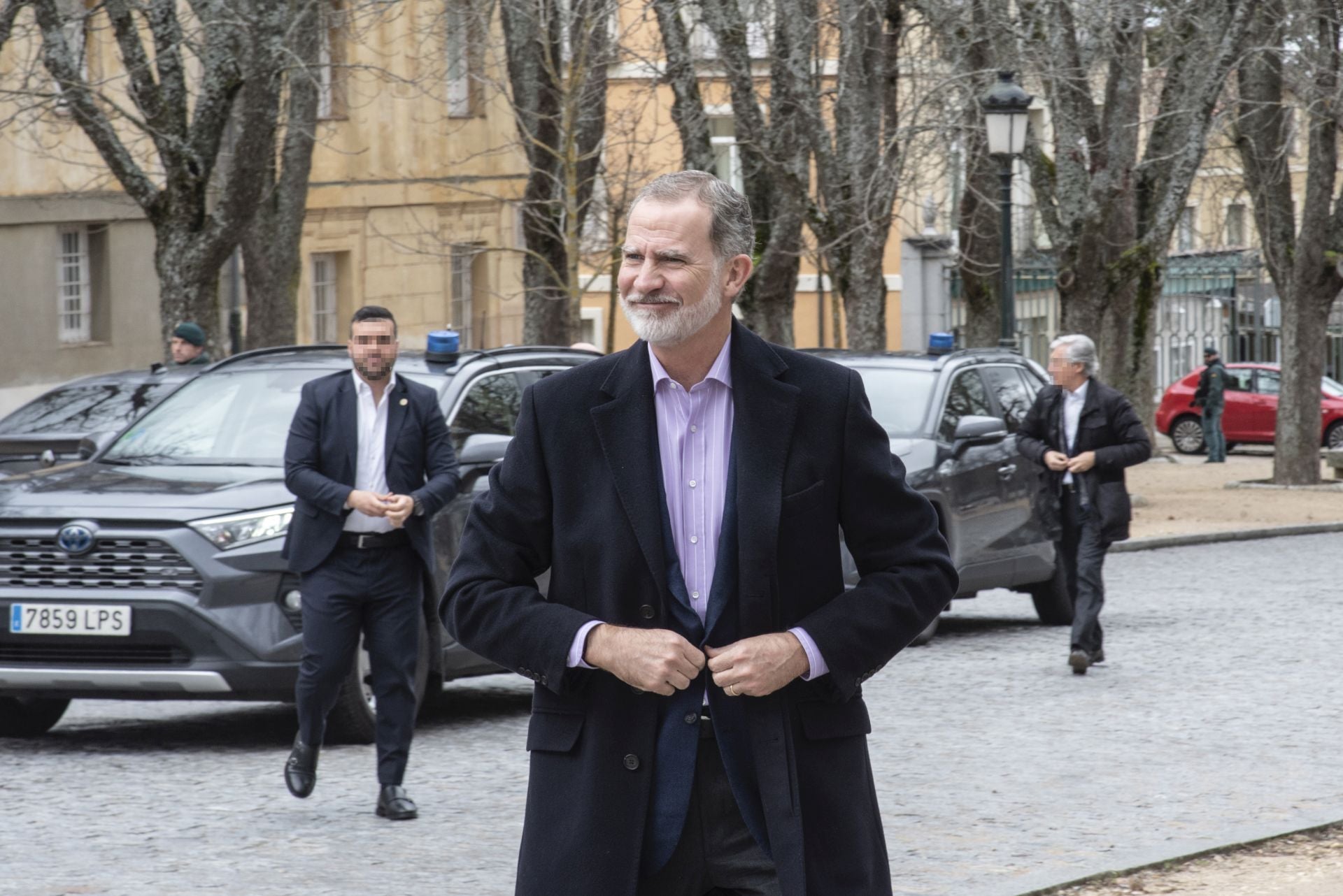 Fotos de la visita del rey Felipe VI a La Granja de San Ildefonso