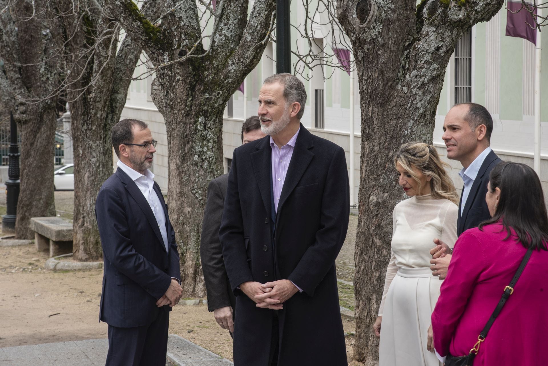 Fotos de la visita del rey Felipe VI a La Granja de San Ildefonso