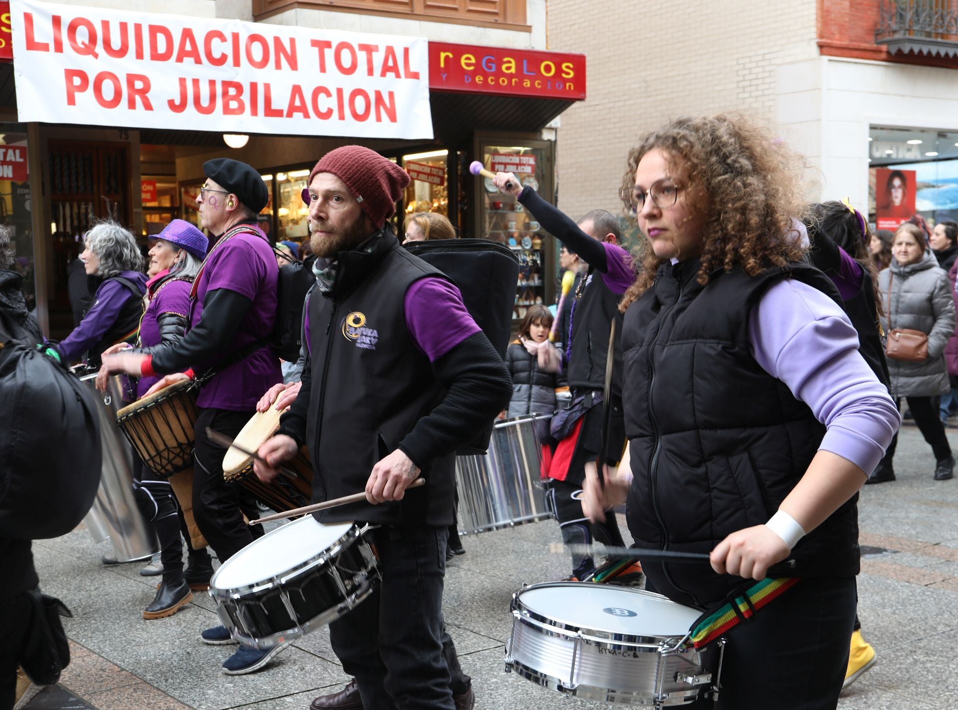Palencia se tiñe de morado por el 8M