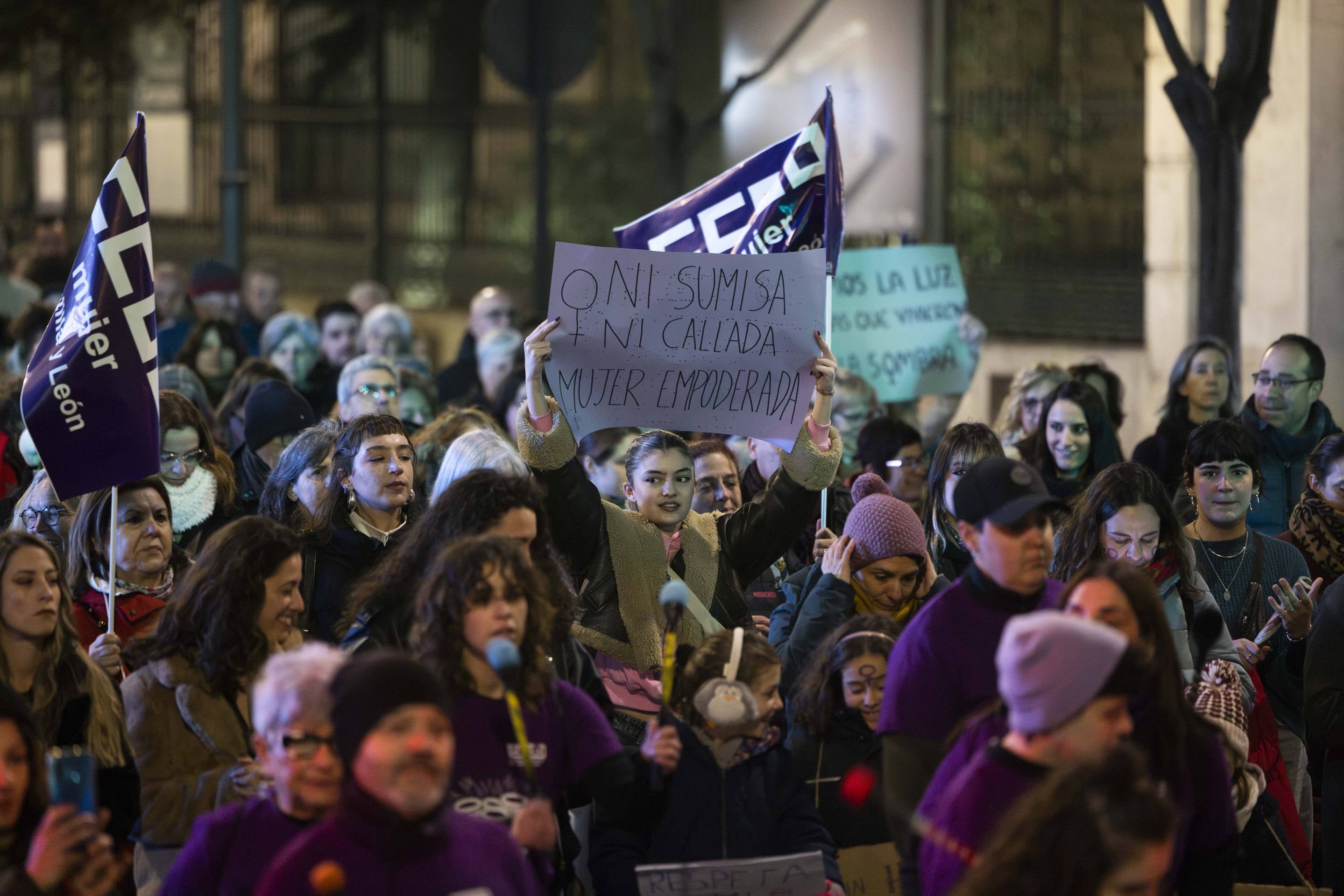 Las imágenes de la manifestación del 8M en Valladolid