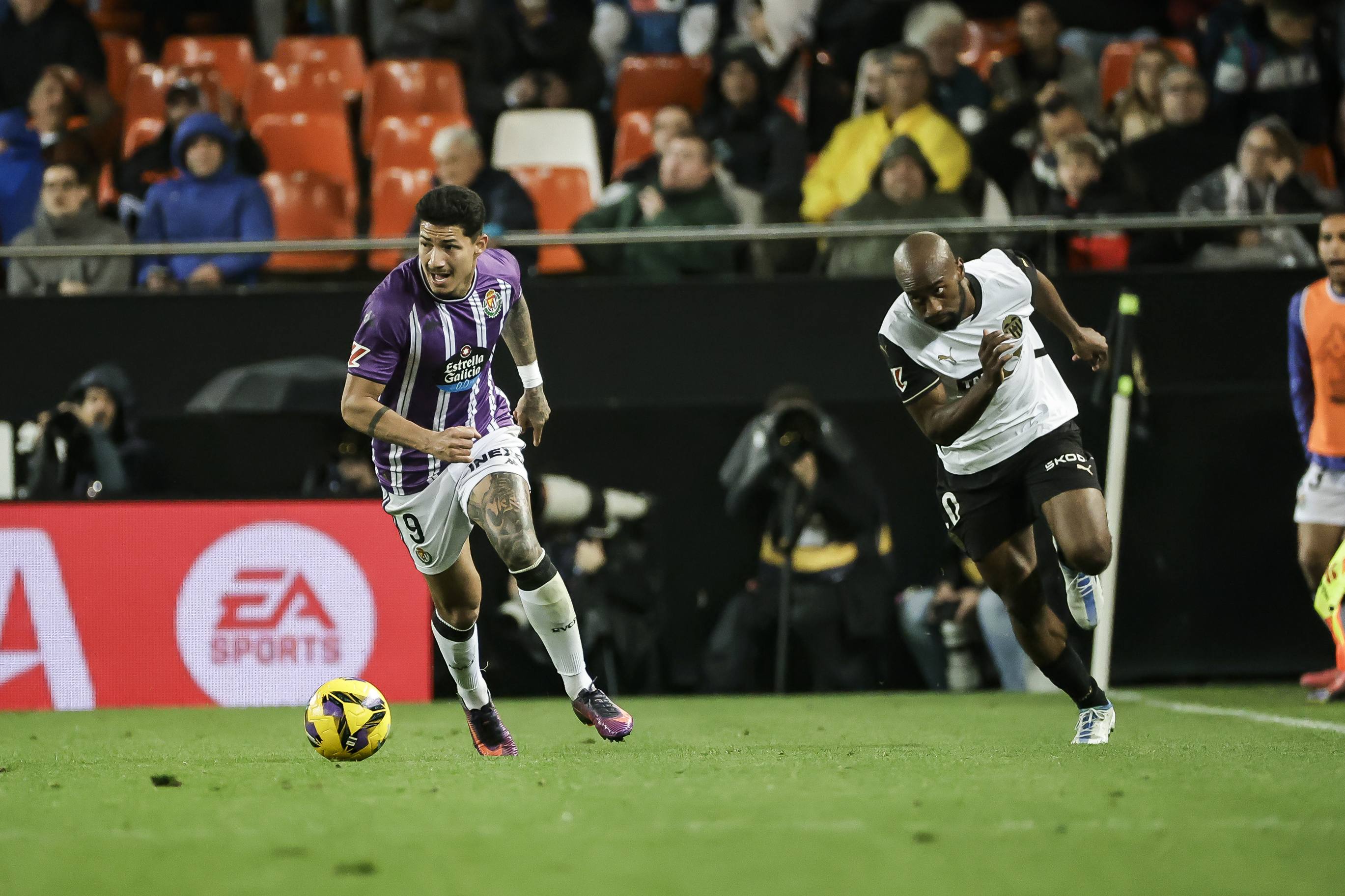 Las imágenes de la derrota del Pucela en Valencia