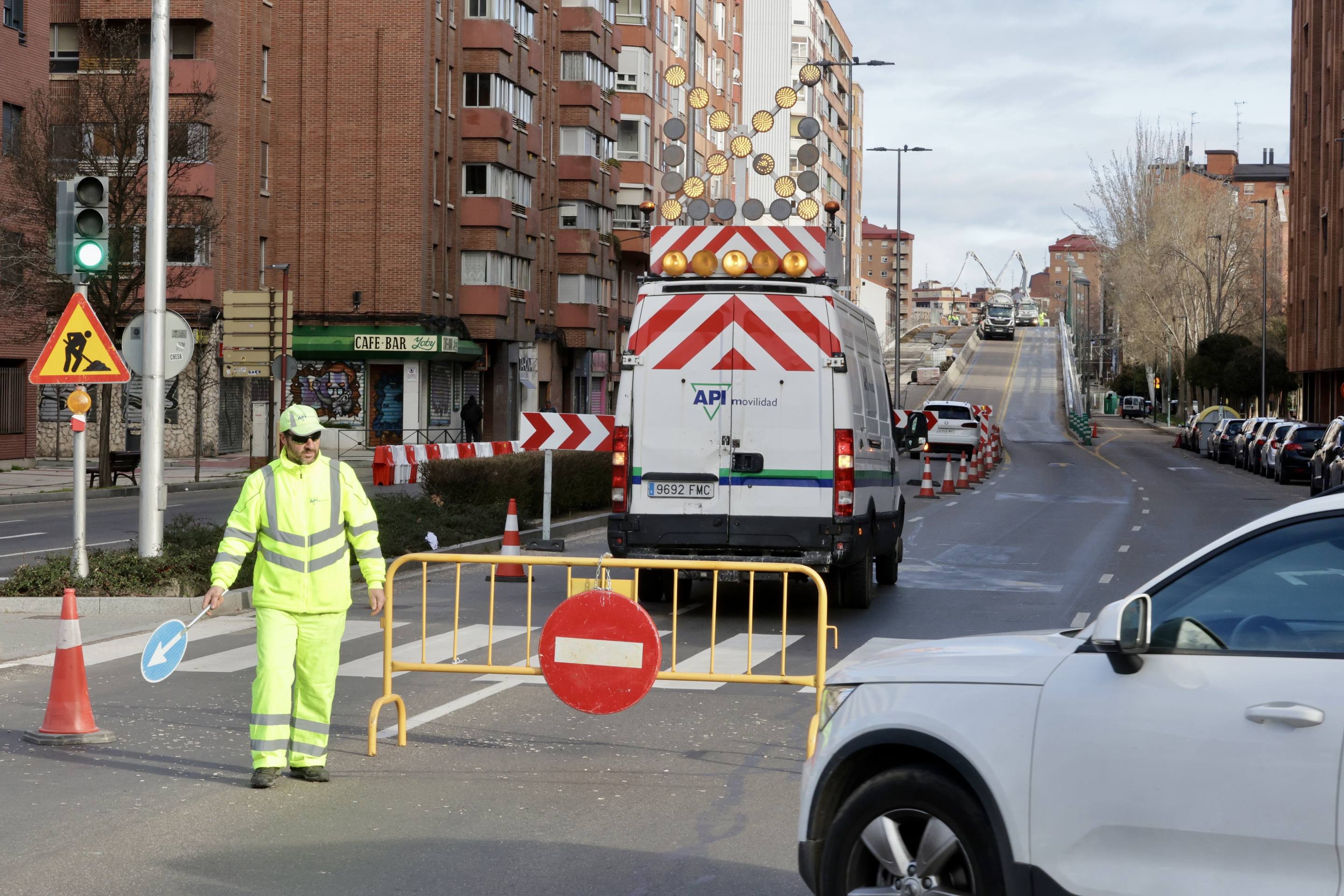 El corte por el asfaltado del Arco de Ladrillo, en imágenes