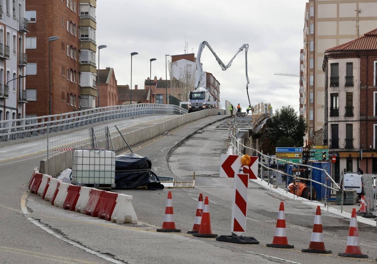 El corte por el asfaltado del Arco de Ladrillo, en imágenes