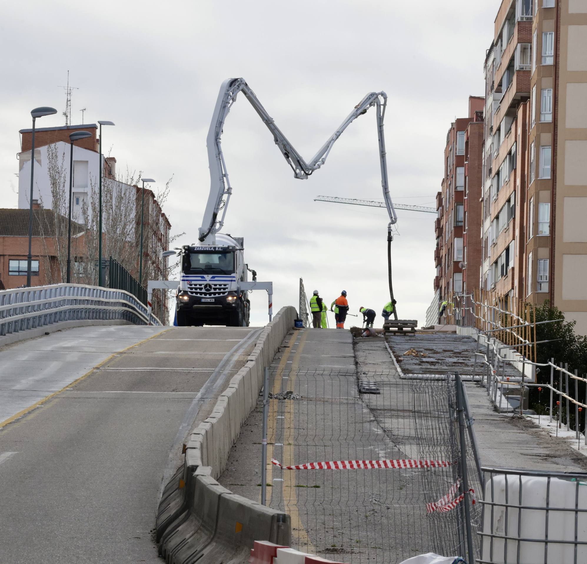 El corte por el asfaltado del Arco de Ladrillo, en imágenes