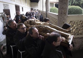 Imágenes de la procesión claustral de los Franciscanos celebrada este domingo en Valladolid