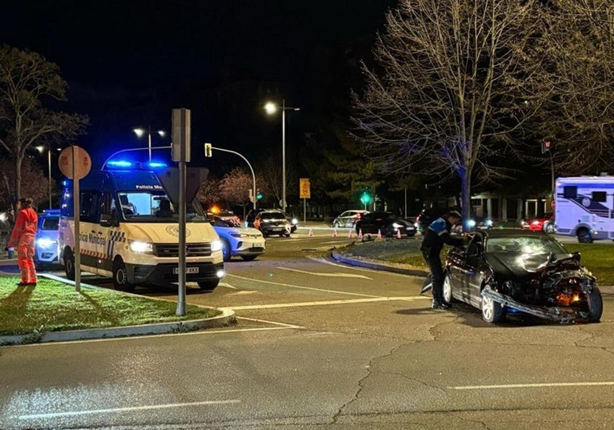 Imagen del accidente.