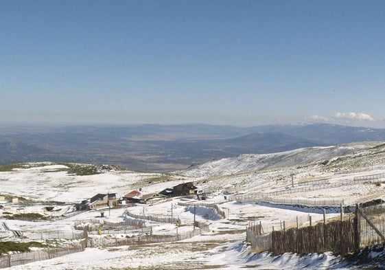 Panorámica de la estación de esquí de La Covatilla.