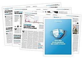 Portada y algunas de las páginas del suplemento.