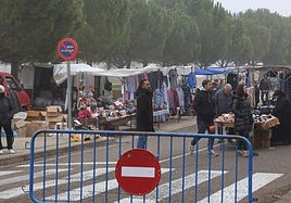Celebración del mercadillo en Palencia.