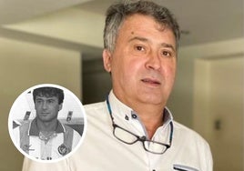 Pepe lemos, en una imagen meses antes de su fallecimiento. En detalle, vestido de blanquivioleta en enero de 1992.