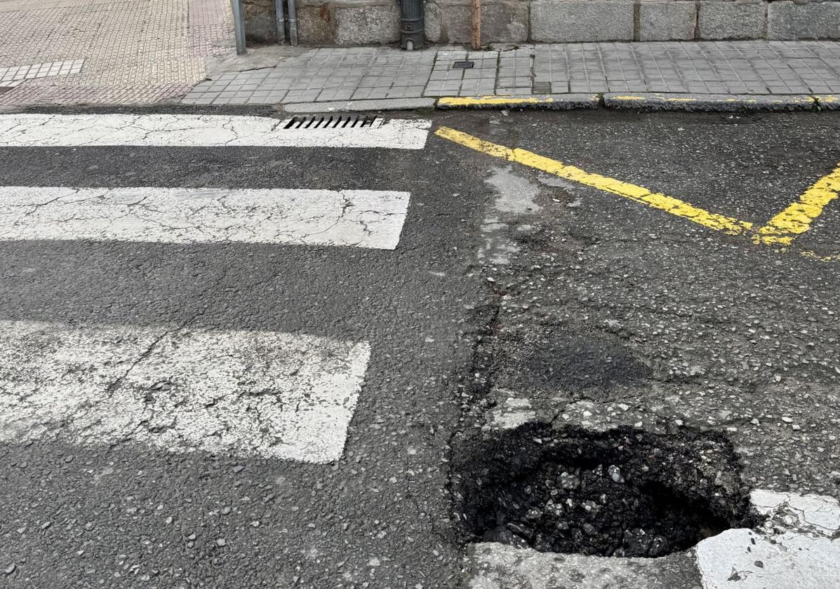 Bache en el Camino de la Piedad de Segovia.