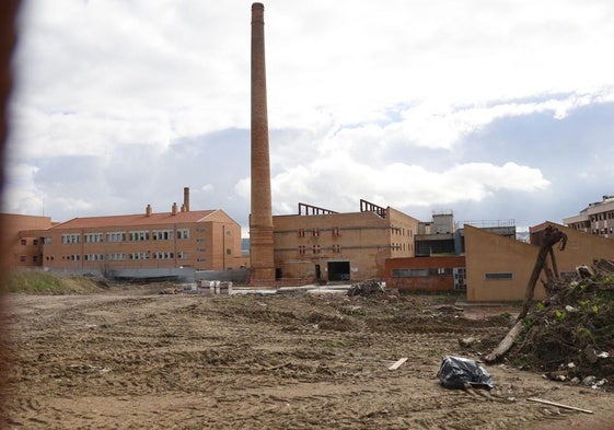 Edificio en obras de La Tejera.