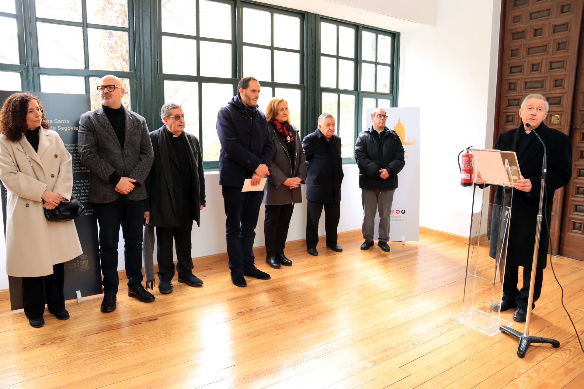 Fotos de la inauguración de &#039;La Semana Santa y la Catedral de Segovia&#039;