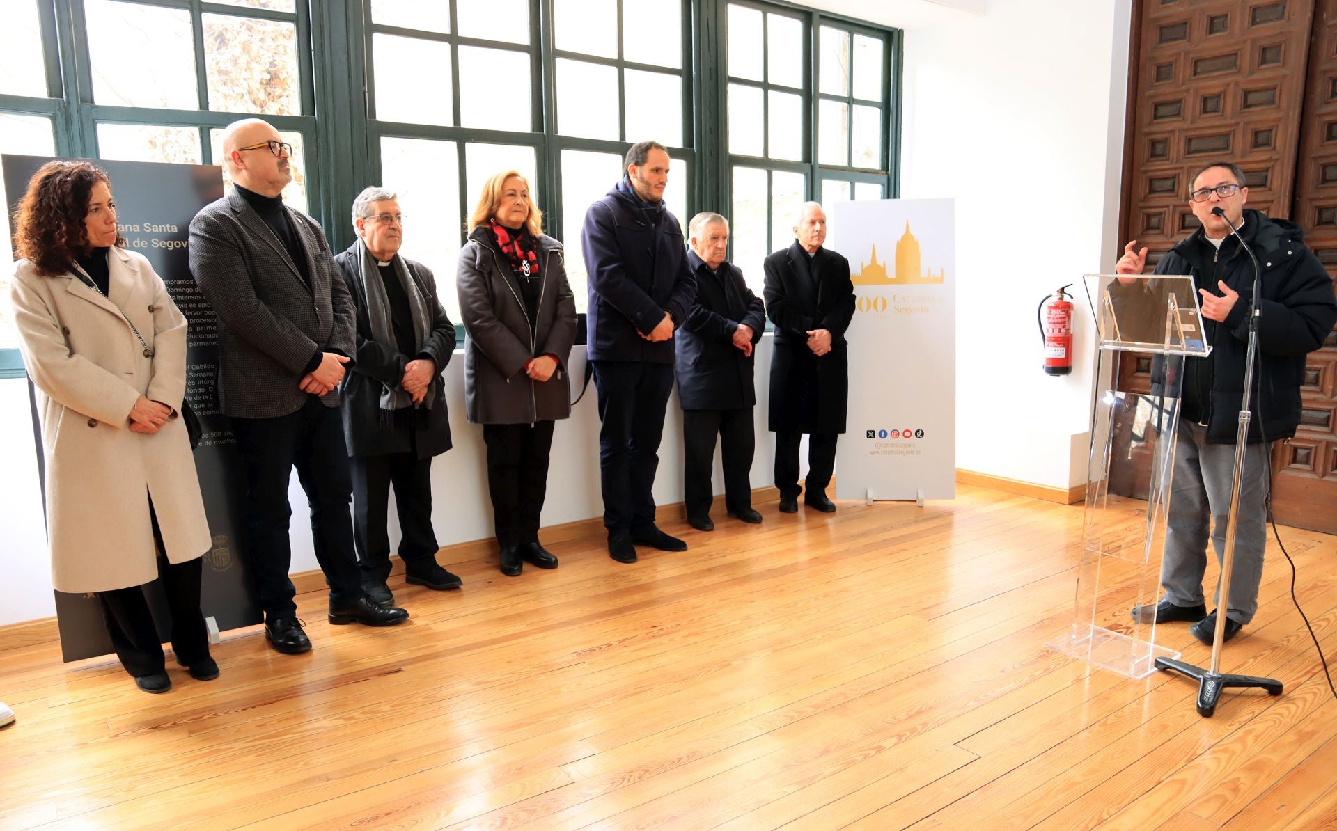 Fotos de la inauguración de &#039;La Semana Santa y la Catedral de Segovia&#039;