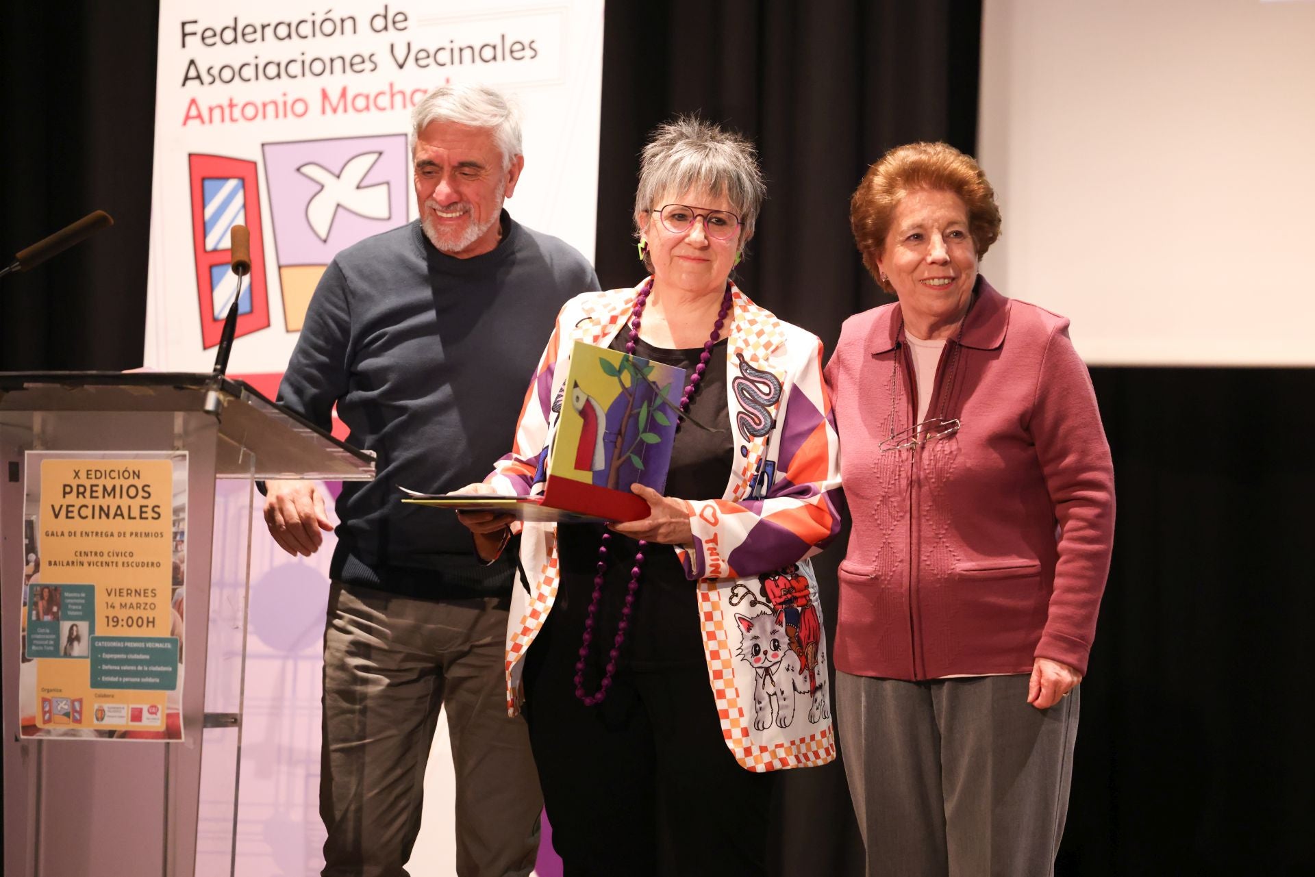Las imágenes de la X edición de los premios vecinales de la Federación Antonio Machado