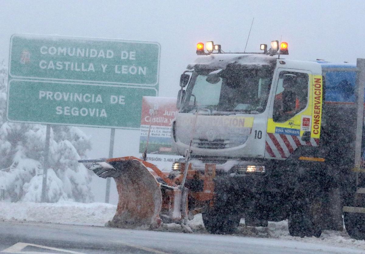 Activan la fase de alerta en Segovia ante la previsión de nevadas