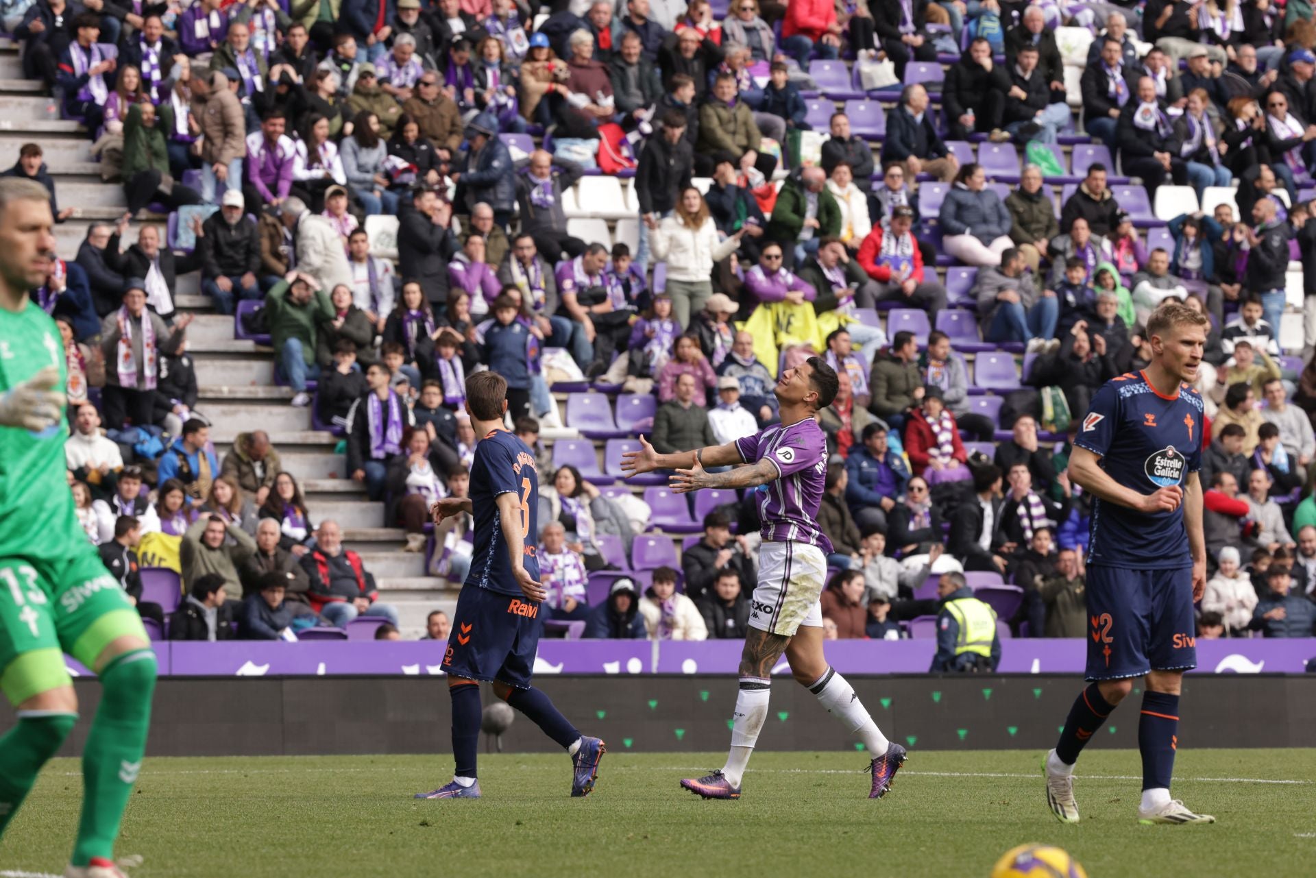 Las mejores imágenes del partido del Real Valladolid