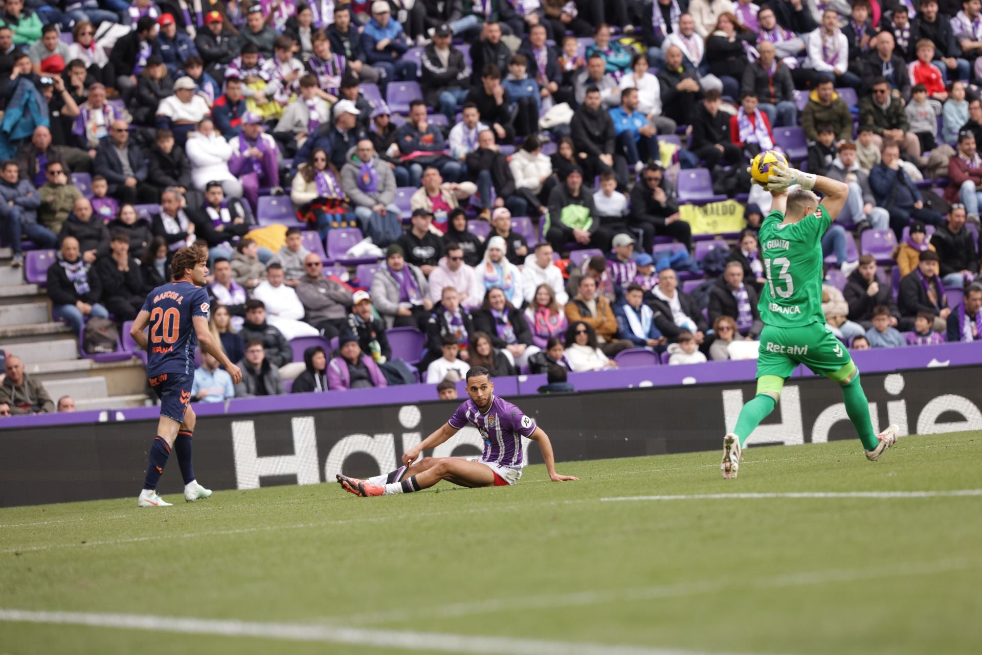 Las mejores imágenes del partido del Real Valladolid