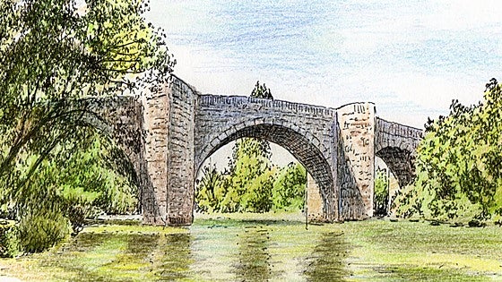 El Camino de Santiago en la provincia de Valladolid, a golpe de verso y dibujo