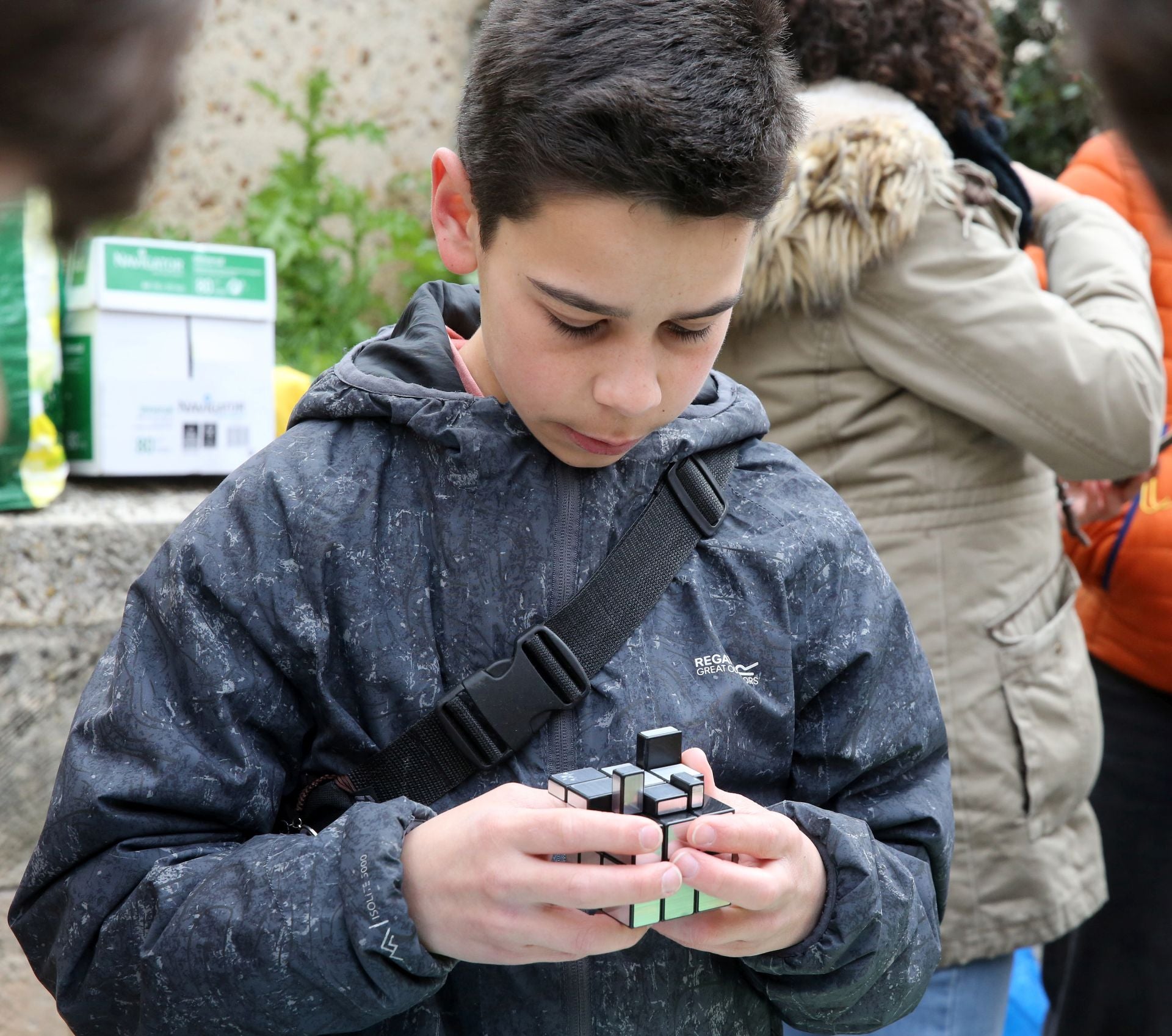 Fotografías de los juegos matemáticos en Segovia