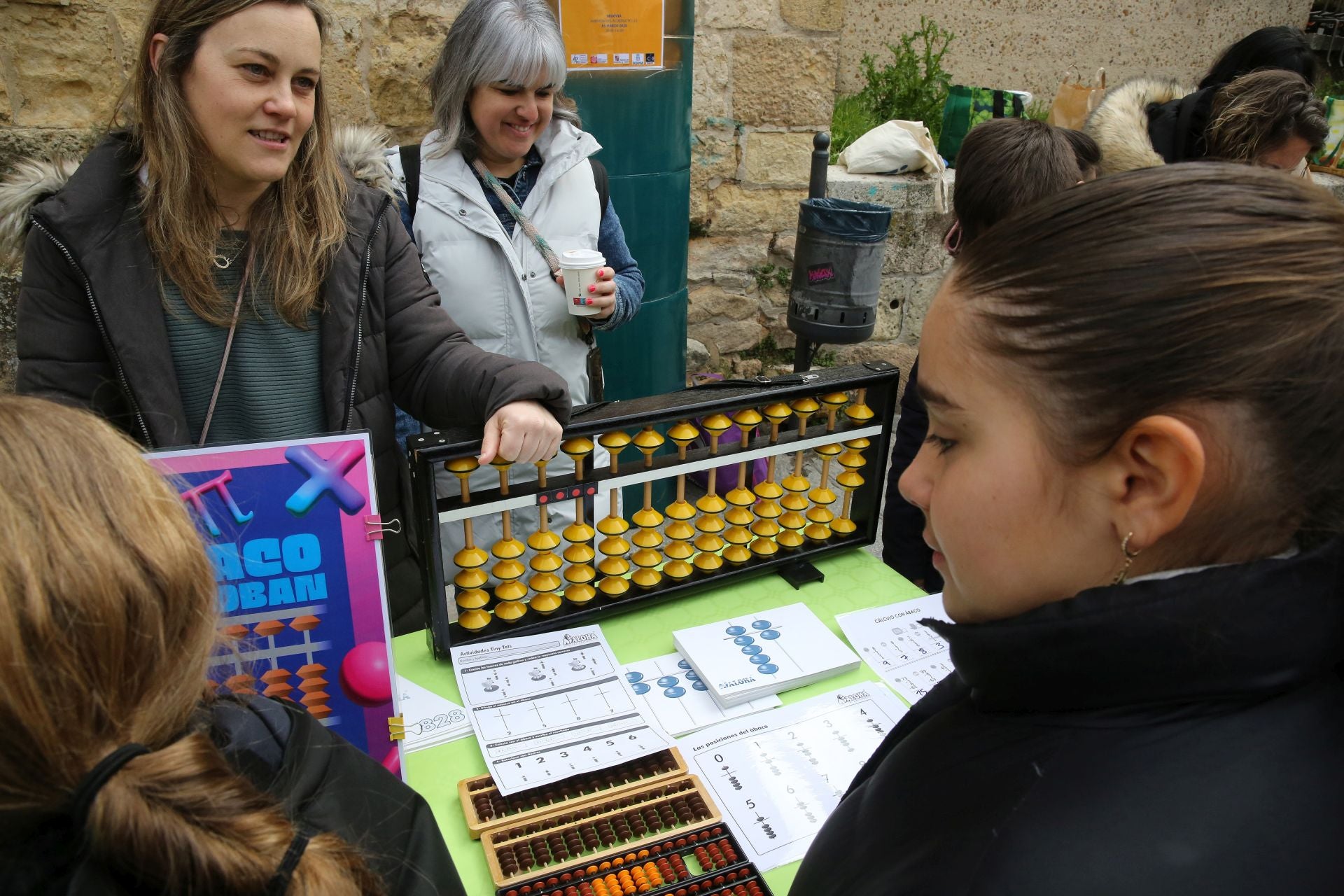 Fotografías de los juegos matemáticos en Segovia