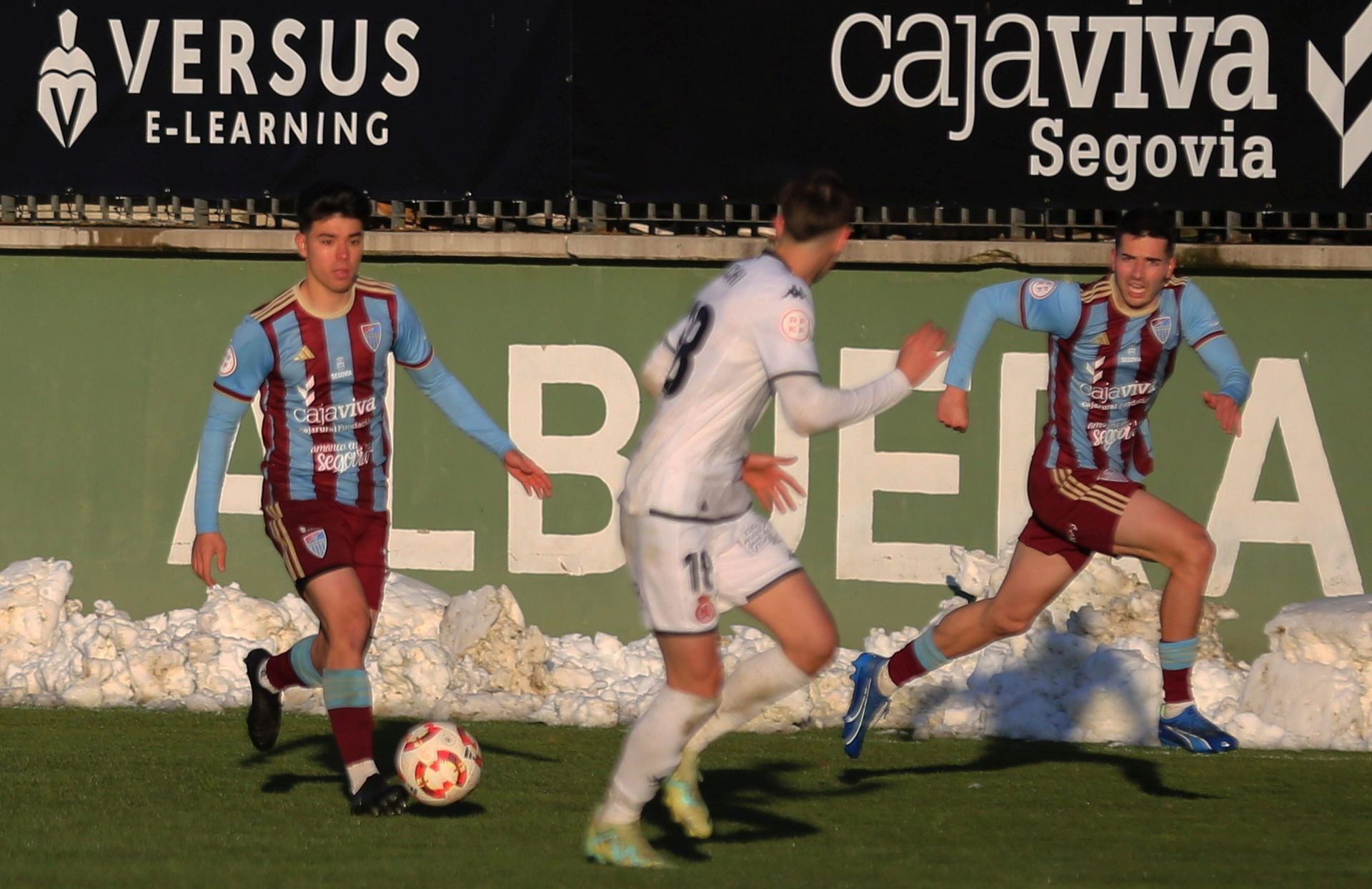 Fotos del partido entre la Segoviana y la Cultural