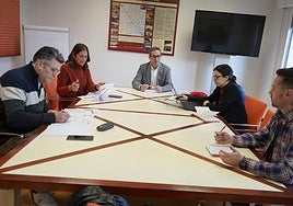 Reunión de la mesa del Diálogo Social de la provincia de Segovia.
