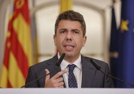 El president de la Generalitat, Carlos Mazón.