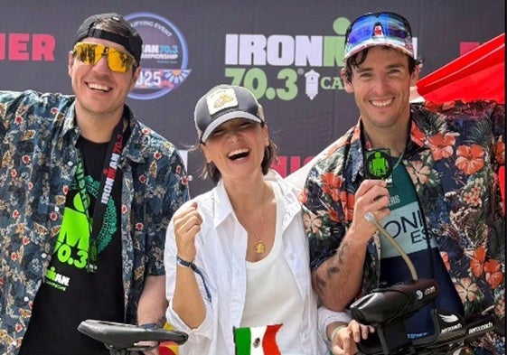 Tamara Falcó ha arropado a Íñigo Onieva en su primer Ironman.
