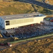 Vista aérea de uno de los conciertos celebrados junto al CIDE.