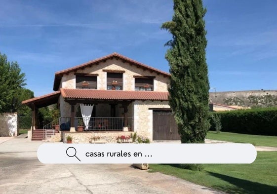 Buscador para encontrar una casa para hacer turismo rural en la provincia de Valladolid.