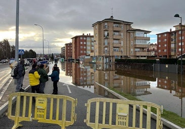 La crecida del Adaja inunda el sur de Ávila