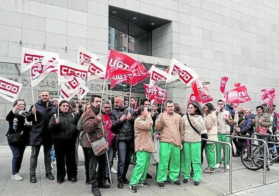Protesta de los veterinarios el pasado mes de noviembre.