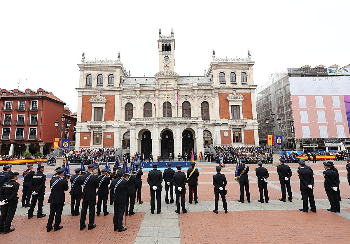 Acto de la Policía Nacional en Valladolid, el pasado mes de octubre, donde conmemoraba el 200 aniversario de su creación.