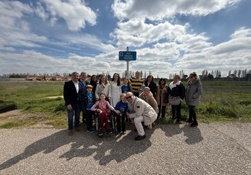 Simancas inaugura la calle Carolina Purpurina como homenaje a una vecina con leucodistrofia