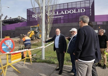 El Ayuntamiento adecenta los accesos al estadio Zorrilla tras las quejas de las peñas